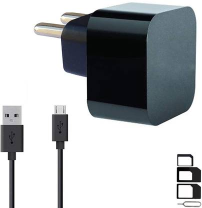 ShopMagics Wall Charger Accessory Combo for Lava A97, Lava Z25, Lava Pixel V2, Lava X38, Lava Pixel V2, Lava A76 Plus, Lava X19, Lava A79, Lava P7 Plus, Lava X17, Lava A73, Lava Pixel V1, Lava Iris X10, Lava X81, Lava Iris X9, Lava Z10, Lava X28, Lava A48, Lava 4G Connect M1, Lava X41 Plus, Lava A71, Lava A72, Lava Iris X1, Lava A89 Charger Original Adapter Like Wall Charger, Mobile Power Adapter, Fast Charger, Android Smartphone Charger, Battery Charger, High Speed Turbo Travel Charger With 1 Meter Micro USB Cable Charging Cable Data Cable