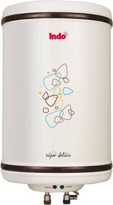 Indo Super Deluxe Storage Water Geyser with Steel Tank 6 L Storage Water Geyser