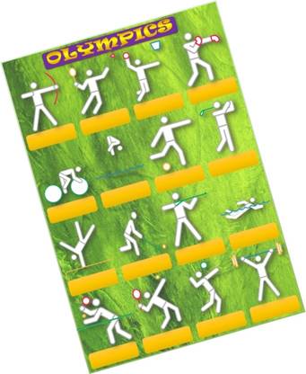 PartyStuff Sports Image Identify - Image Quiz in Paper Games (12 Cards) Educational Board Games