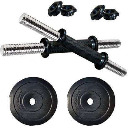 Protoner 4 Kg PVC Adjustable Dumbbell Set Adjustable Dumbbell