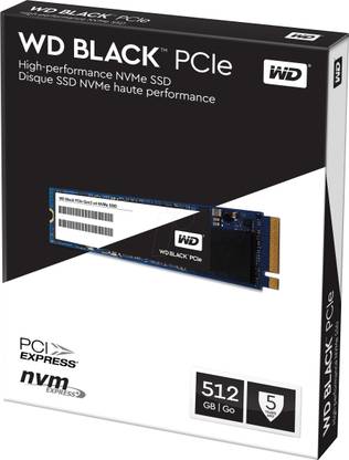 WESTERN DIGITAL WD BLACK 512 GB Laptop Internal Solid State Drive (SSD) (WDS512G1X0C-00ENXO)