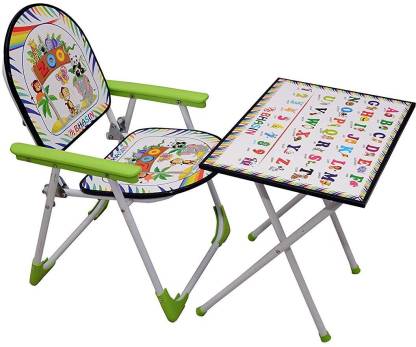 Digionics Multipurpose Classy Folding Table Chair Set For kids Solid wood Desk Chair