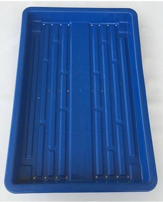 Bokashi bran Hydroponic Growing Trays For Growing Wheat grass (Set of 2) Plant Container Set