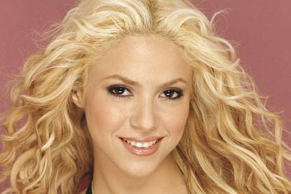 Shakira Smile Paper Print