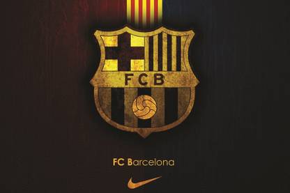 FC Barcelona Paper Print