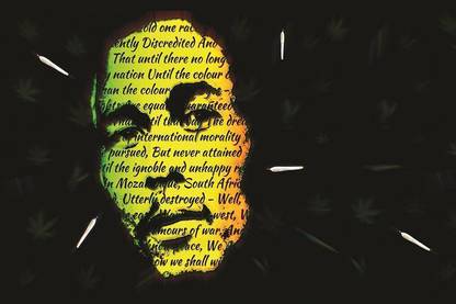 POBOB MARLEY Paper Print