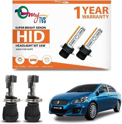 MYTVS H7 55W 6000K White Xenon HID High Power Headlight Bulb Conversion Kit Vehical HID Kit