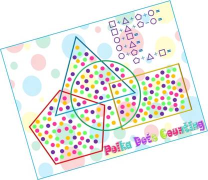 PartyStuff Polka Dots Count Calculation - Count Calcuation in Paper Games (12 Cards) Party & Fun Board Game