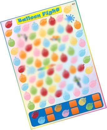 PartyStuff Balloon Count - Count Items in Paper Games (12 Cards) Party & Fun Board Game