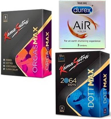 DUREX Combo (3s x 3 Pack = 9 Condoms) Condom