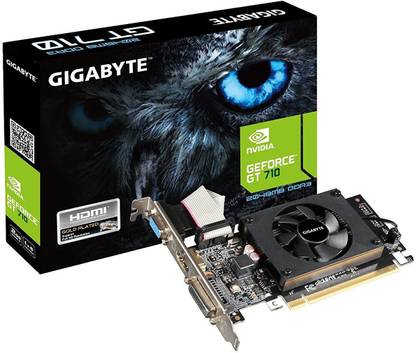 GIGABYTE GV-N710D3-2GL REV2.0 DDR3 2 GB NVIDIA Chipset 64 bit 954 MHz Graphics Card