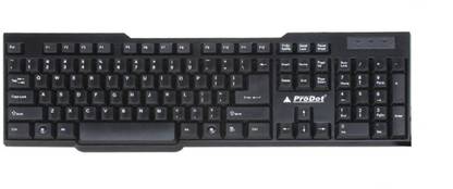 PRODOT KB-207s Standard Keyboard Wired USB Standard Desktop Keyboard Compatible with Desktop, Laptop, Mac