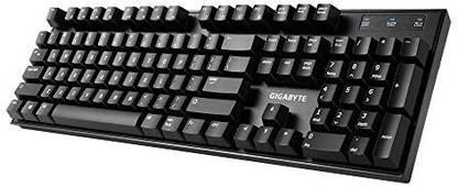 GIGABYTE GK-FORCE K83 RED Wired USB Standard Multi-device Keyboard Compatible with Desktop, Laptop, Mac