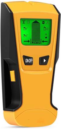 Techtest Stud Finder Wood With Electrical Wall Scanner Deep Scanning Dry For Stud Finder Electric Detector Walls Edge-Finding Wall AC Wire/Metal/Wood Multi-Scanner Finder Center-Finding Live Wire Wood Scanner Warning Detection Advanced Metal Detector