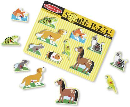 MELISSA & DOUG 730 Pets Sound Puzzle
