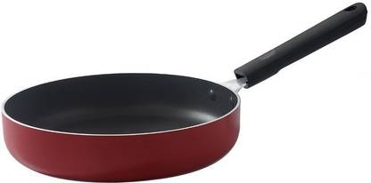 KITCHEN COOK'S Kitchen Zone big size non stick deep fry pan 2.6 mm thickness Fry Pan 25 cm diameter 0.1 L capacity