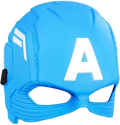MARVEL Avengers Captain America Basic Mask, Multi Color Party Mask