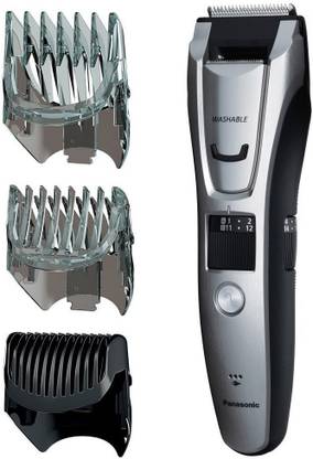 Panasonic - Beauty Panasonic ER-GB80-S Body and Beard Trimmer, Hair Clipper, Men's, Cordless/Corded Operation with 3 Comb Attachments and 39 Adjustable Trim Settings, Washable Trimmer 60 min  Runtime 10 Length Settings
