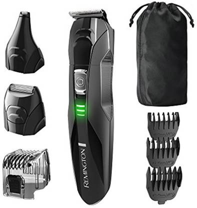 Remington Products PG6025 All-in-1 Lithium Powered Grooming Kit, Trimmer (8 Pieces) Trimmer 60 min  Runtime 10 Length Settings