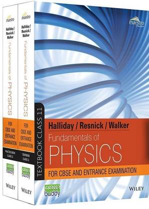Halliday/ Resnick/ Walker, Fundamentals of Physics (Text and Practice book) 1 set, Class 11