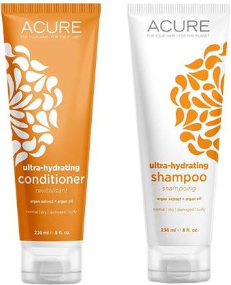 Acure Ultra-hydrating shampoo and conditioner