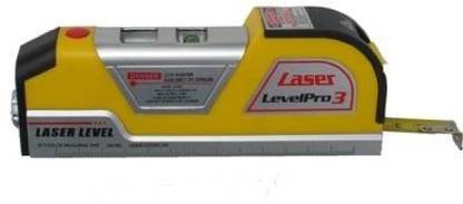 DEZIINE Measurement New Standard Laser Level Pro 3 with Bullt in Tape Mesaure Measurement Tape