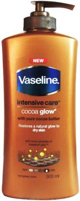 वेसलाइन Intensive Care Cocoa Glow Body Lotion With Cocoa Butter, 300ml