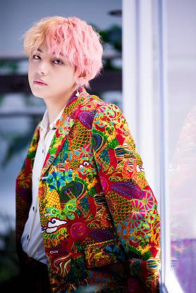 BTS IDOL KIM TAEHYUNG V Fine Art Print