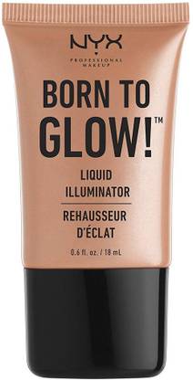 NYX Professional Makeup Born to Glow Liquid Illuminator, Gleam, 0.6 Ounce Foundation