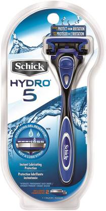 Schick Hydro 5 Razor for Men with Flip Trimmer and 2 Razor Blade Refills, Men