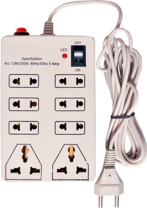 PHOENIX multi utility 8 with fuse and button indicator 8  Socket Extension Boards