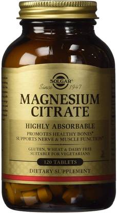 Solgar Magnesium Citrate, Highly Absorbable ( USA Product )