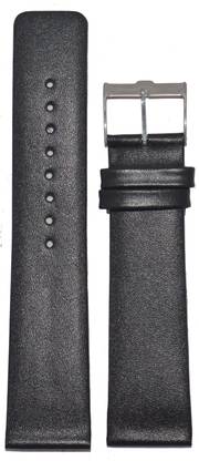 KOLET Plain Slim & Thin EPB22 22 mm Genuine Leather Watch Strap