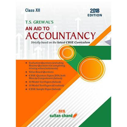An Aid to Accountancy for Class 12 by TS Grewal (2019 Exam)