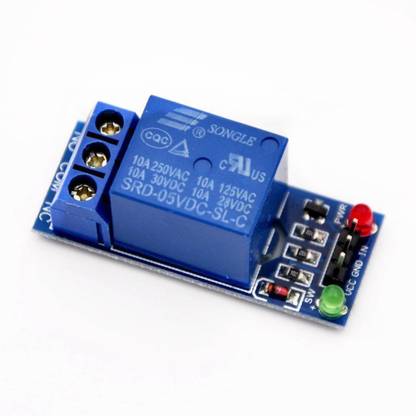 VGS MARKETINGS 5V Single Channel Relay Module ( Active Low Operation ) For Arduino & All MCUs 5V Single Channel Relay / 1 CH Relay Module for project Micro Controller Board Electronic Hobby Kit