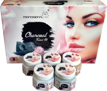 Professional charcoal facial kit,