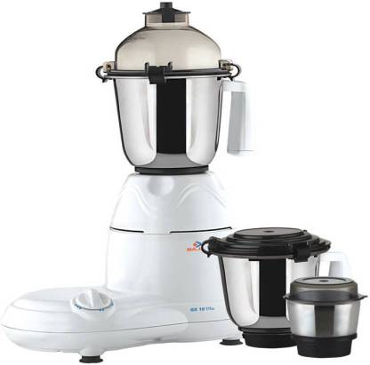BAJAJ GX 10 600 W Mixer Grinder (White, 3 Jars) Mixer Grinder Coupler