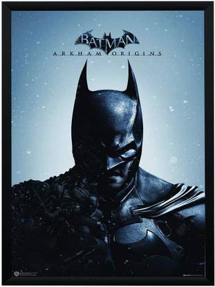 WB Official Licensed Batman Arkham Origins Game Poster By A3+ 13 x 19 Frame Paper Print