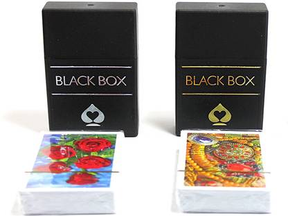 LOF Black Box Plastic Playing Cards Set of 2 Flash/ Poker/ Party Games