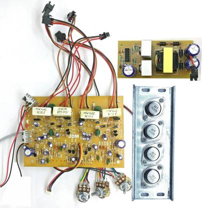 TECH AND TRADE 300W DIY 2n3055 Transistor Based Stereo Audio Amplifier Board (Better than 4440 IC) Sound Recorder and Sound Circuit Electronic Hobby Kit