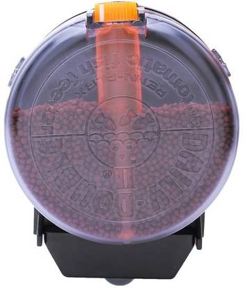 FlikFinz Automatic Fish Feeder for Aquarium Battery Operated Feeds Twice Daily Automatically Automatic and Manual Fish Feeder