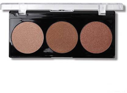 MISS ROSE Glow Kit Face Highlight 3 Color Shimmer Highlighter Palette Illuminator Makeup Bronzers Highlighter
