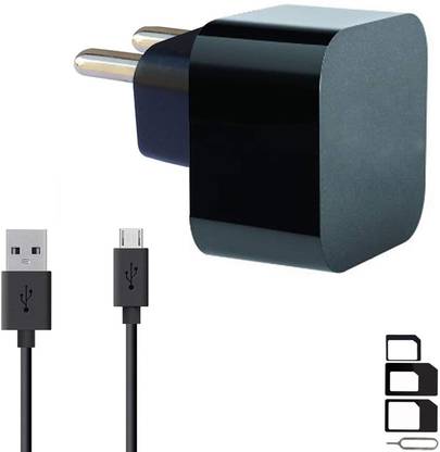 ShopMagics Wall Charger Accessory Combo for Yu Yunicorn, Yu Yureka Note, Yu Yureka Plus, Yu Yuphoria, Yu Yureka S, Yu Yunique, Yu Yunique Plus, Yu Yureka Charger Original Adapter Like Wall Charger, Mobile Power Adapter, Fast Charger, Android Smartphone Charger, Battery Charger, High Speed Turbo Travel Charger With 1 Meter Micro USB Cable Charging Cable Data Cable