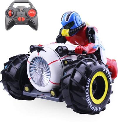 TRYOKART RC Car Amphibious 3D Stunt Motor