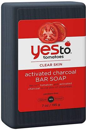 Yes To Tomatoes Activated Charcoal Bar Soap