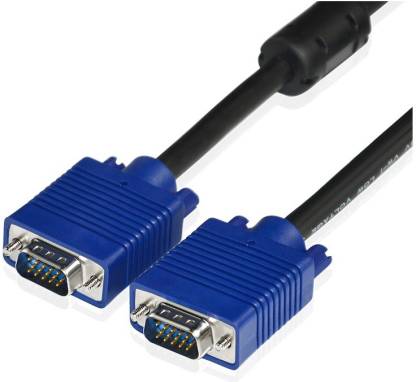 GVAAS  TV-out Cable VGA 2 VGA COAXIAL CABLE CONVERTER FOR COMPUTER/ TV & MONITOR ( BLUE COLOR )