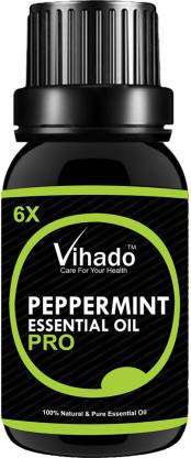 Vihado Peppermint Essential Oil 6X PRO Faster - 10 ML (Pack of 1)