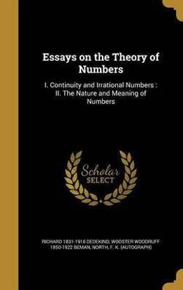 Essays on the Theory of Numbers