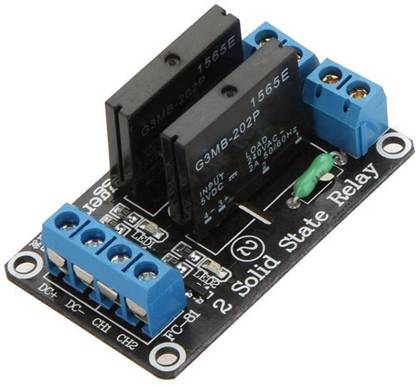 xcluma 5V 2 Channel OMRON SSR High Level Solid State Relay Module 250V 2A Micro Controller Board Electronic Hobby Kit