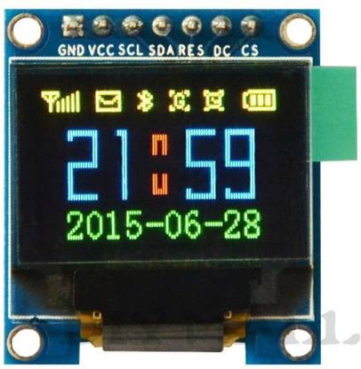 xcluma 0.95 inch full color OLED Display module 96x64 Resolution SPI Parallel Interface SSD1331 Display Lights Electronic Hobby Kit
